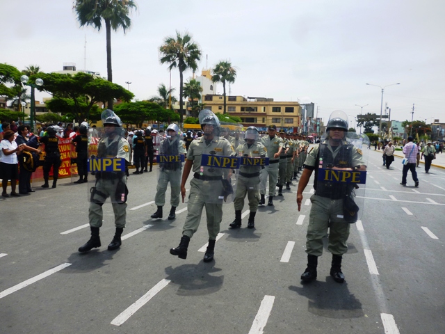 148 agentes del INPE están a cargo de la seguridad en esta prisión