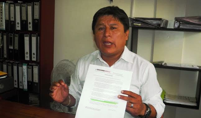 Alcalde Rommel Meza dijo hoy en Chimbote que jornada de protesta es política.