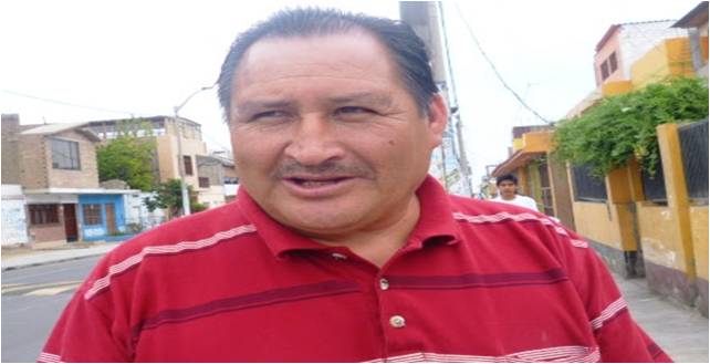 Alcalde del distrito de Macate, Víctor Arteaga Martínez.