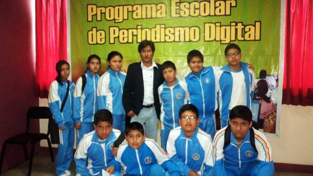 Alumnos de La Inmaculada inscritos en Programa Escolar de Periodismo Digital.