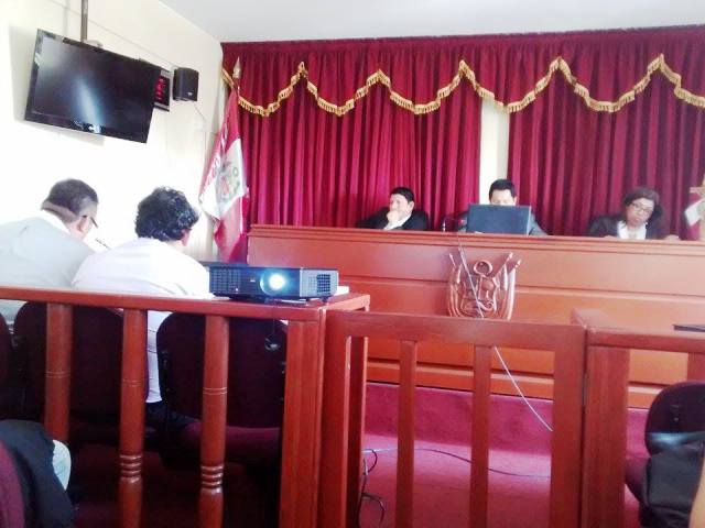Hoy se realizaron los alegatos finales en el caso del asesinato del fiscal Luis Sánchez. (Foto Chimbotenlinea)