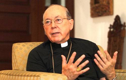 "No ocultamos nada", asegura Cardenal Cipriani. Foto: Perupress