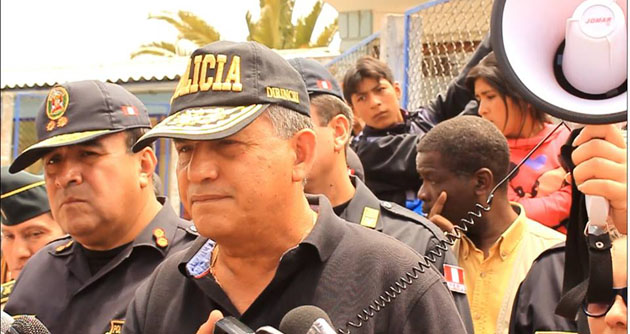 Urresti también se entrevistó con las autoridades del distrito de Cátac.