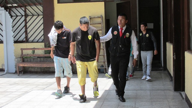 Fueron detenidos en el pueblo joven Esperanza Baja, en una tenaz persecución.