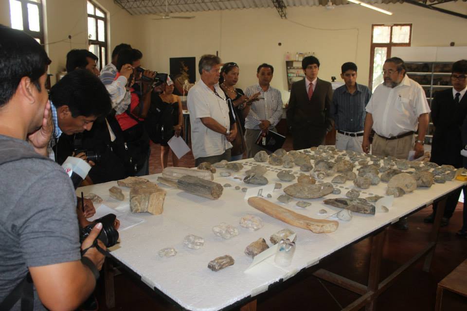 El director del Museo Tumbas Reales, Walter Alva, anunció que proyectan abrir un museo Paleontológico, dentro de este sitio, que sería el primero en el norte peruano. (Foto Facebook)