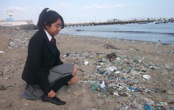 Olga Villena del colegio Mayor anhela poder contribuir a la recuperación de la Bahía El Ferrol.