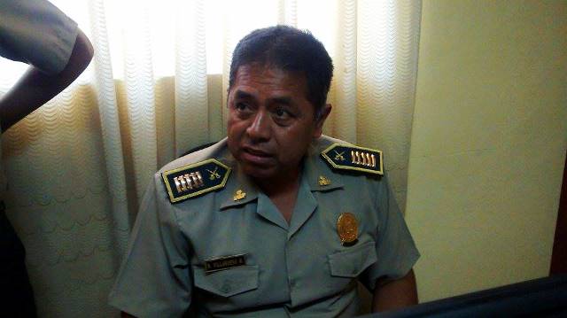 El comandante Robert Villanueva Murga dio detalles del proceso.