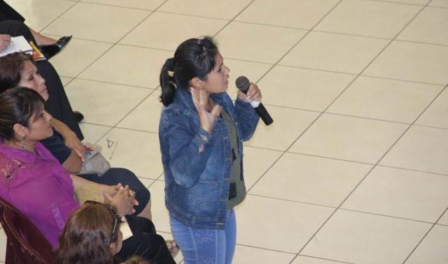 Fiorela Nolasco se presentó a audiencia con chaleco antibalas.