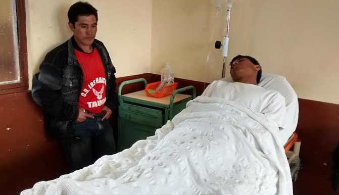 Herido tras gresca entre familias en Tauca, fue internado en el hospital La Caleta.