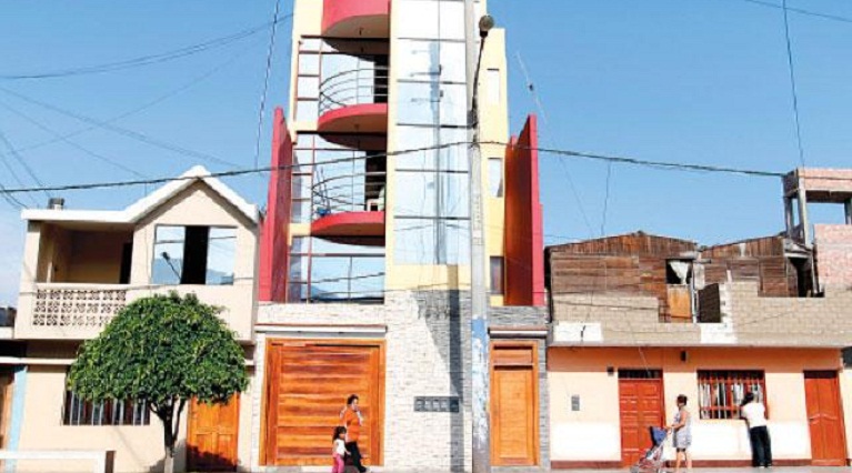 Este sería el inmueble conocido en Chimbote como "La Centralita II",ubicado a pocos metros de la Plaza de Armas. (Foto La República)