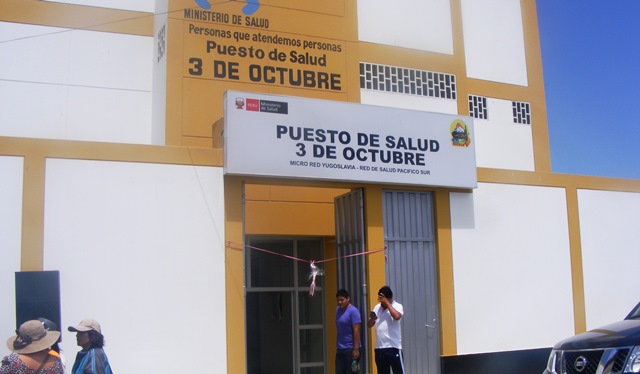 Después de tanta espera por fin los pobladores de "Tres de Octubre" podrán ser atendidos en posta médica.