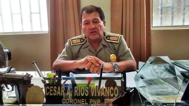 El jefe de la Divipol Chimbote, coronel César Ríos, dijo que es inminente la captura de implicados en el caso "La Centralita".