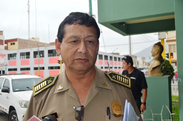 El anuncio lo hizo el coronel PNP Juan Meyer Velásquez, quien estará como jefe encargado hasta el arribo de la nueva autoridad Policial de Áncash.