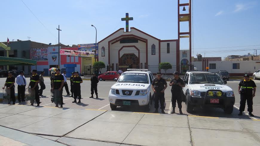 Se inició el patrullaje integrado en las comunidades del valle y el distrito de Santa. (Foto cortesía)