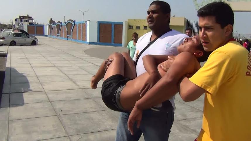 Franco Maldonado Armas casi muere ahogado en su examen de natación.