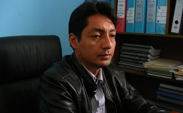 Edyson Valles Robles, coordinador de emergencias de la Red Pacífico Sur.