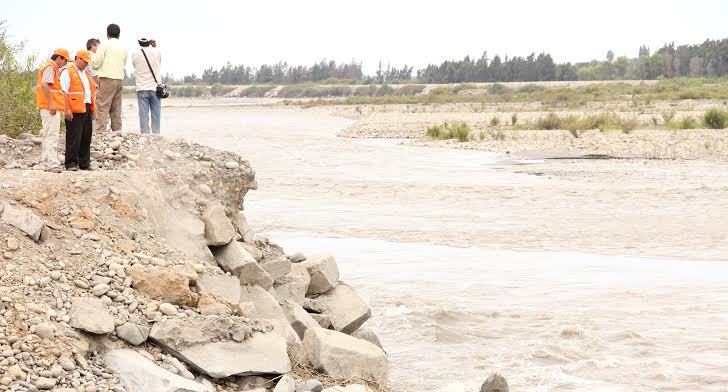 Río Santa amenaza con crecida de su caudal.