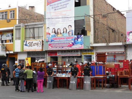 desalojo cevicheria