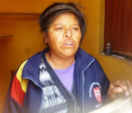 kiosco mujer