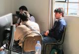 Ya ni empresas de transportes como Cruz del Sur se libran de los robos al paso. Delincuentes se llevaron más de 60 mil soles cuando la unidad estaba en pleno movimiento. (Foto Lindberg Cruzado)