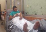 Agricultor Wilson Ponce Vargas de 37 años sobrevivió a brutal ataque de los delincuentes.