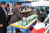 Granda llegó para asistir al III Festival Interregional de Ajedrez.