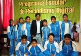 Alumnos de La Inmaculada inscritos en Programa Escolar de Periodismo Digital.