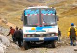 Un bus de la empresa Valerio con 45 pasajeros han sido también asaltados por los criminales.