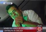 Fiel a su estilo, el procesado presidente regional de Ancash, César Álvarez, cantando en una fiesta en "la Centralita".