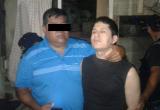 El sicario "Cholo Nelson" al momento de ser intervenido por la Policía.(Foto cortesía PNP)