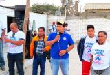 Clindt Silva candidato a alcalde de Nuevo Chimbote en visita a Tangay.