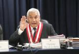 Cuestionado consejero Vladimir Paz de la Barra, quien debería inhibirse en el proceso contra Ramos y Pelaez. foto: larepublica.pe