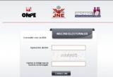 Esta es la única ficha para hacer consultas a través del portal del JNE.