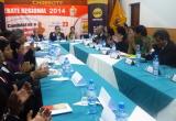 Debate con candidatos a la presidencia regional de Ancash en Chimbote.