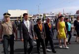 Decano del Colegios de Abogados del Santa, Mirko Alva, participó en la ceremonia de izamiento del Pabellón Nacional con ocasión de conmemorarse el "Día del Abogado".