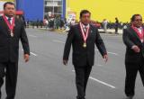 Foto (en el centro) Decano de Colegio de Ingenieros, Consejo Departamental de Ancash-Chimbote