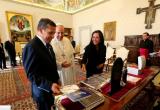 El mandatario peruano Ollanta Humala visitó al Papa Francisco en el Vaticano.