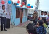 Candidato a la alcaldía de Nuevo Chimbote en visita a vecinos de Las Lomas.