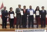 Hoy fueron entregadas las credenciales a algunas de las autoridades electas en la provincia del Santa.