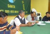 Preocupados se encuentran los integrantes de la Junta de Usuarios de Riego del Santa.