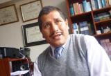 Leandro Cerna, asesor legal del Frente de Defensa del Mercado 2 de Mayo. Foto: Milton Palpa.