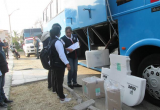 Hoy concluyó la distribución del material electoral en los 36 distritos de la ODPE- Santa.