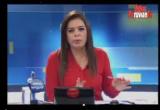 “Qué ha hecho usted con su carrera" dijo la periodista al cuestionado ex fiscal de la Nación.