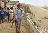 Cinco familias tuvieron que abandonar sus hogares ante peligro.