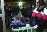 Cuando era trasladada al Hospital Regional contó que cuando despertó vio su casa en llamas.