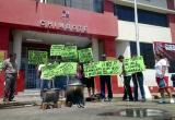 Siguen protestas de trabajadores del Poder Judicial.