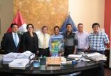 Alcalde de Nuevo Chimbote visitó al alcalde de Huaraz Dr. Luis Espinoza Cerrón.