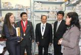 Visita del presidente de la Corte Superior de Justicia de Áncash.