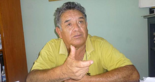 Javier Castro, dirigente del sector pesquero de Chimbote.