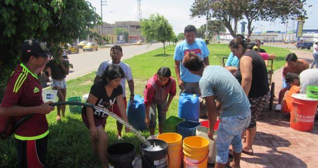 Indicó que el viernes se debe normalizar el servicio en un 80% en Nuevo Chimbote